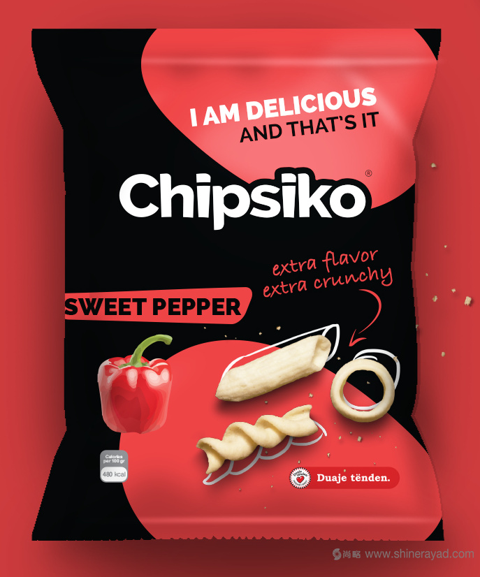 3Chipsiko 薯?xiàng)l零食包裝設(shè)計(jì)欣賞-上海食品快消品包裝設(shè)計(jì)公司