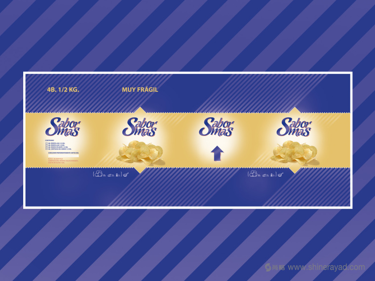 上海包裝設(shè)計(jì)公司設(shè)計(jì)欣賞：薯?xiàng)l大包裝禮盒包裝設(shè)計(jì)4