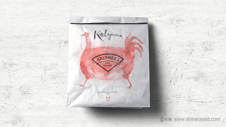 Kalymera 生鮮肉連鎖店品牌形象設計袋子設計-上海品牌形象設計公司9 Kalymera 生鮮肉連鎖店品牌形象設計袋子設計-上海品牌形象設計公司9