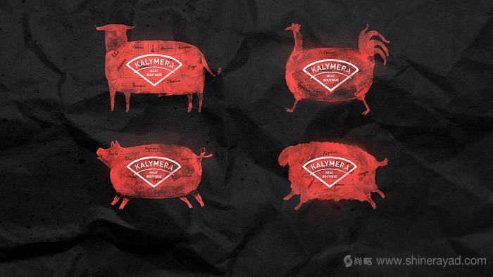 Kalymera 生鮮肉連鎖店品牌形象設計插畫設計-上海品牌形象設計公司7 Kalymera 生鮮肉連鎖店品牌形象設計插畫設計-上海品牌形象設計公司7