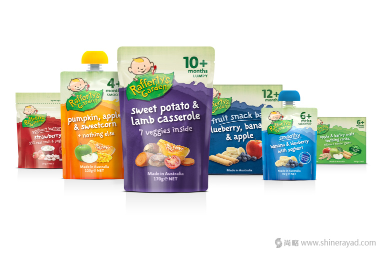 RAFFERTY''S GARDEN 嬰幼兒營養(yǎng)果蔬汁泥輔食包裝設(shè)計-上海包裝設(shè)計公司3