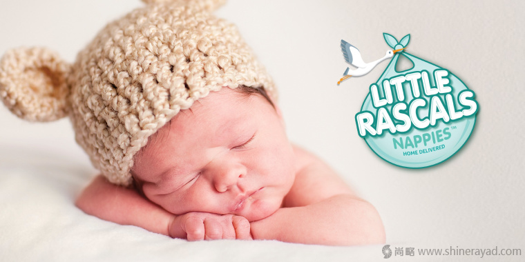 上海LOGO設(shè)計(jì)公司-LITTLE RASCALS 嬰兒尿布品牌LOGO設(shè)計(jì)1