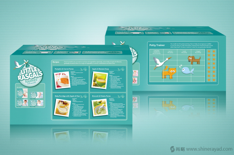 上海包裝設(shè)計(jì)公司-LITTLE RASCALS 嬰兒尿布品牌包裝設(shè)計(jì)4