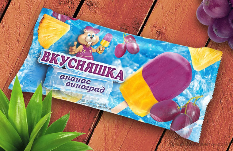 上海包裝設(shè)計公司欣賞：Вкусняшка 兒童冰棍產(chǎn)品包裝設(shè)計1