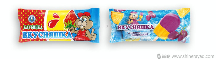 上海包裝設(shè)計公司欣賞：Вкусняшка 兒童冰棍產(chǎn)品包裝設(shè)計6
