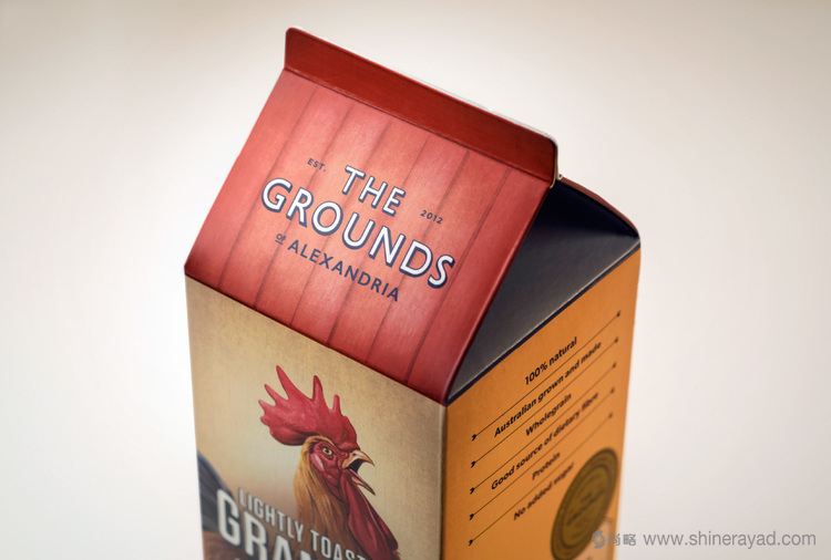 上海包裝設計公司收藏 THE GROUNDS GRANOLA 營養(yǎng)早餐燕麥麥片包裝設計“公雞打鳴篇”3 上海包裝設計公司收藏 THE GROUNDS GRANOLA 營養(yǎng)早餐燕麥麥片包裝設計“公雞打鳴篇”3