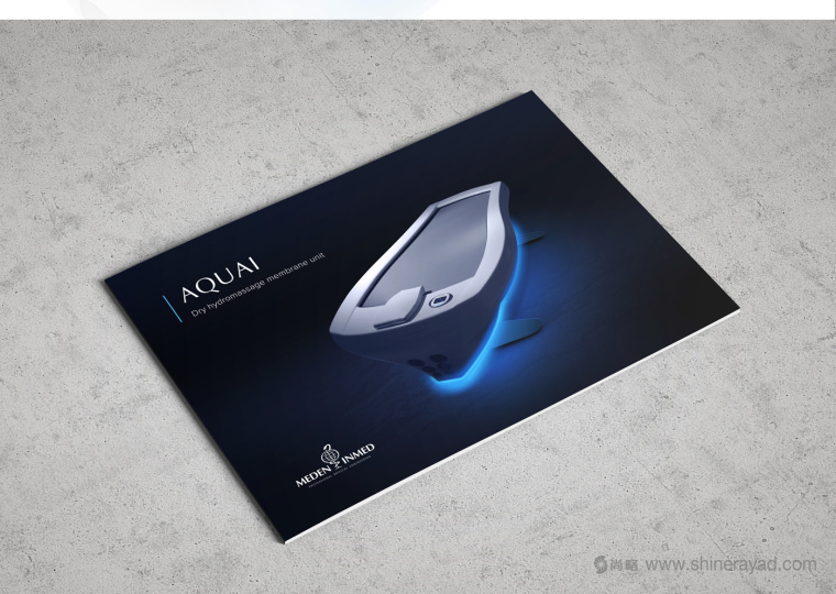 上海畫冊(cè)設(shè)計(jì)公司 AQUA 水療按摩醫(yī)療器械宣傳畫冊(cè)設(shè)計(jì)欣賞1