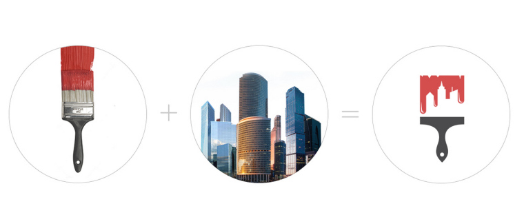 上海LOGO設(shè)計(jì)公司分享：美化城市建筑油漆刷LOGO設(shè)計(jì)2
