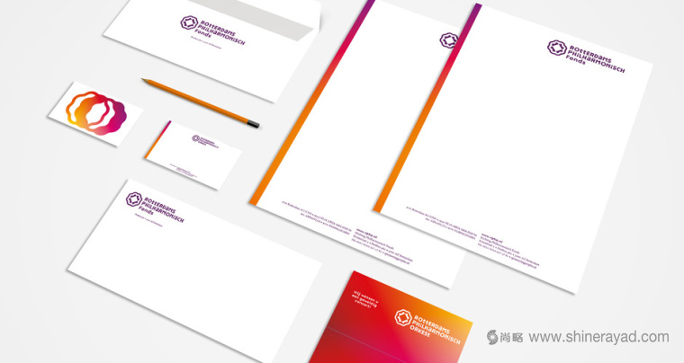 國外品牌設計資訊—鹿特丹愛樂交響樂音樂樂團品牌形象設計萬花筒logo設計VI設計4