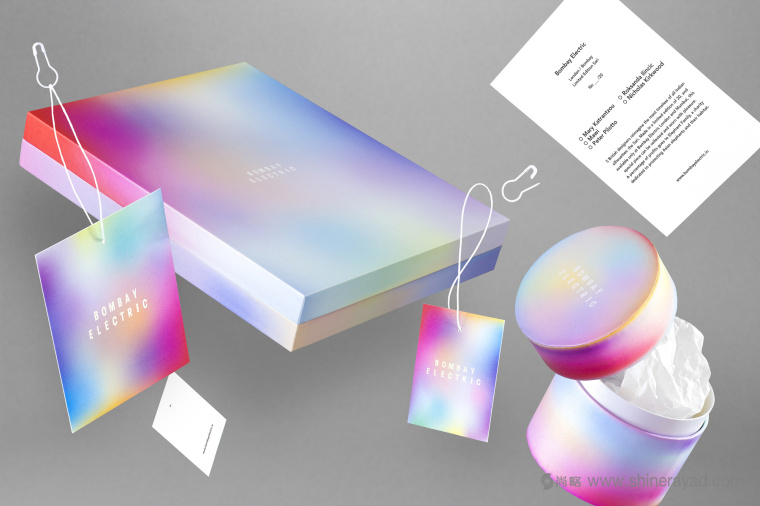 漸變色 Bombay Electric 服裝品牌視覺(jué)識(shí)別形象設(shè)計(jì)-上海品牌形象策劃設(shè)計(jì)公司1