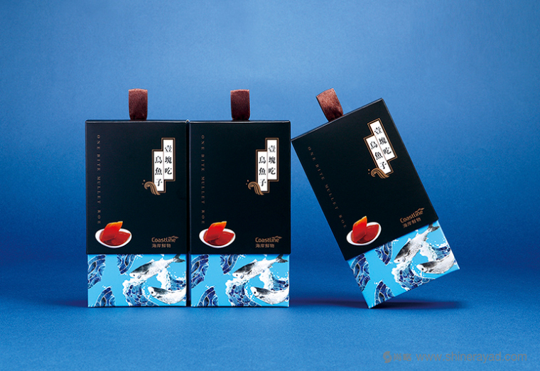 上海包裝設(shè)計(jì)公司海鮮產(chǎn)品包裝設(shè)計(jì)欣賞：壹塊吃烏魚子包裝設(shè)計(jì)1