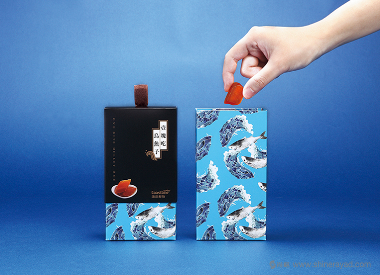 上海包裝設(shè)計公司海鮮產(chǎn)品包裝設(shè)計欣賞:壹塊吃烏魚子包裝設(shè)計3 上海包裝設(shè)計公司海鮮產(chǎn)品包裝設(shè)計欣賞:壹塊吃烏魚子包裝設(shè)計3