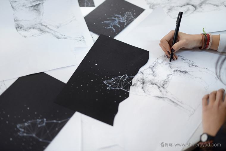 上海品牌形象設計公司-Day & Night 日夜餐廳酒吧餐飲品牌形象插畫設計22