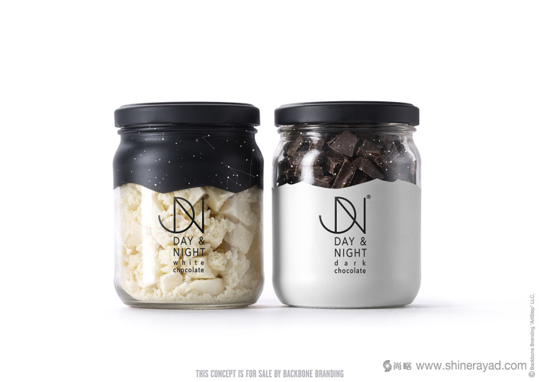 上海品牌形象設計公司-Day & Night 日夜餐廳酒吧餐飲品牌-餐品包裝設計6