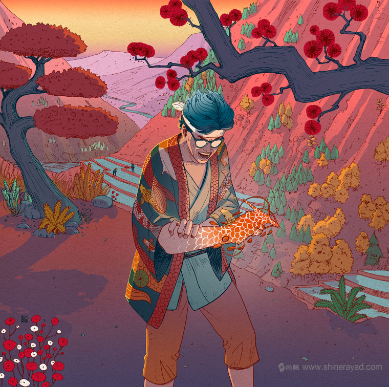 日本旅行故事插畫設(shè)計(jì)欣賞-上海品牌形象設(shè)計(jì)公司5