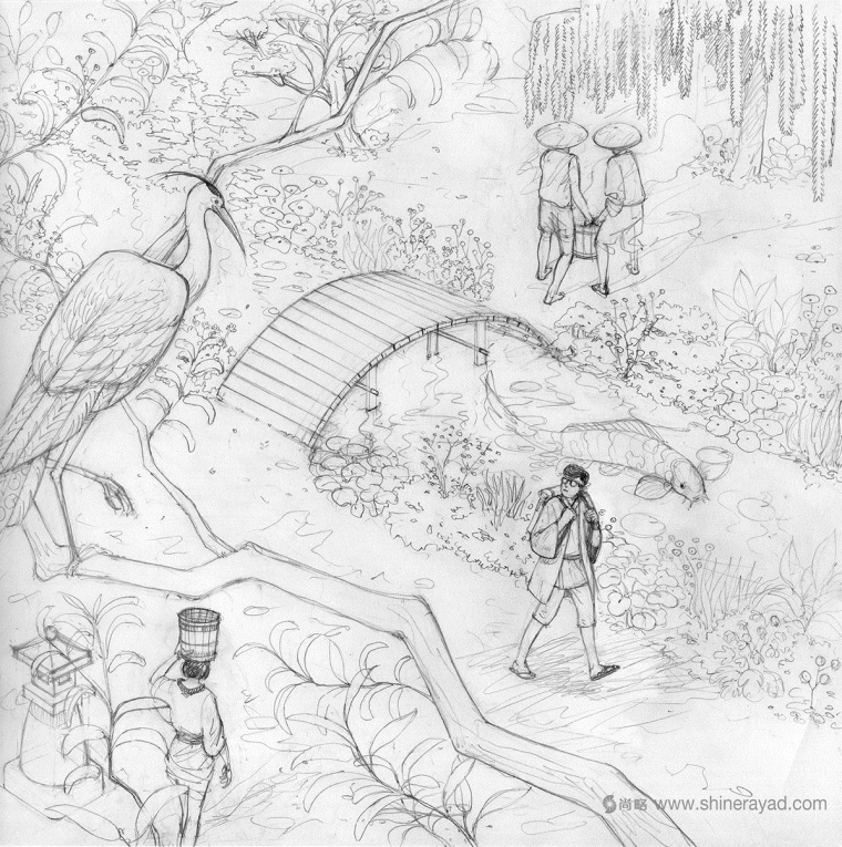 日本旅行故事插畫設(shè)計(jì)欣賞-上海品牌形象設(shè)計(jì)公司6