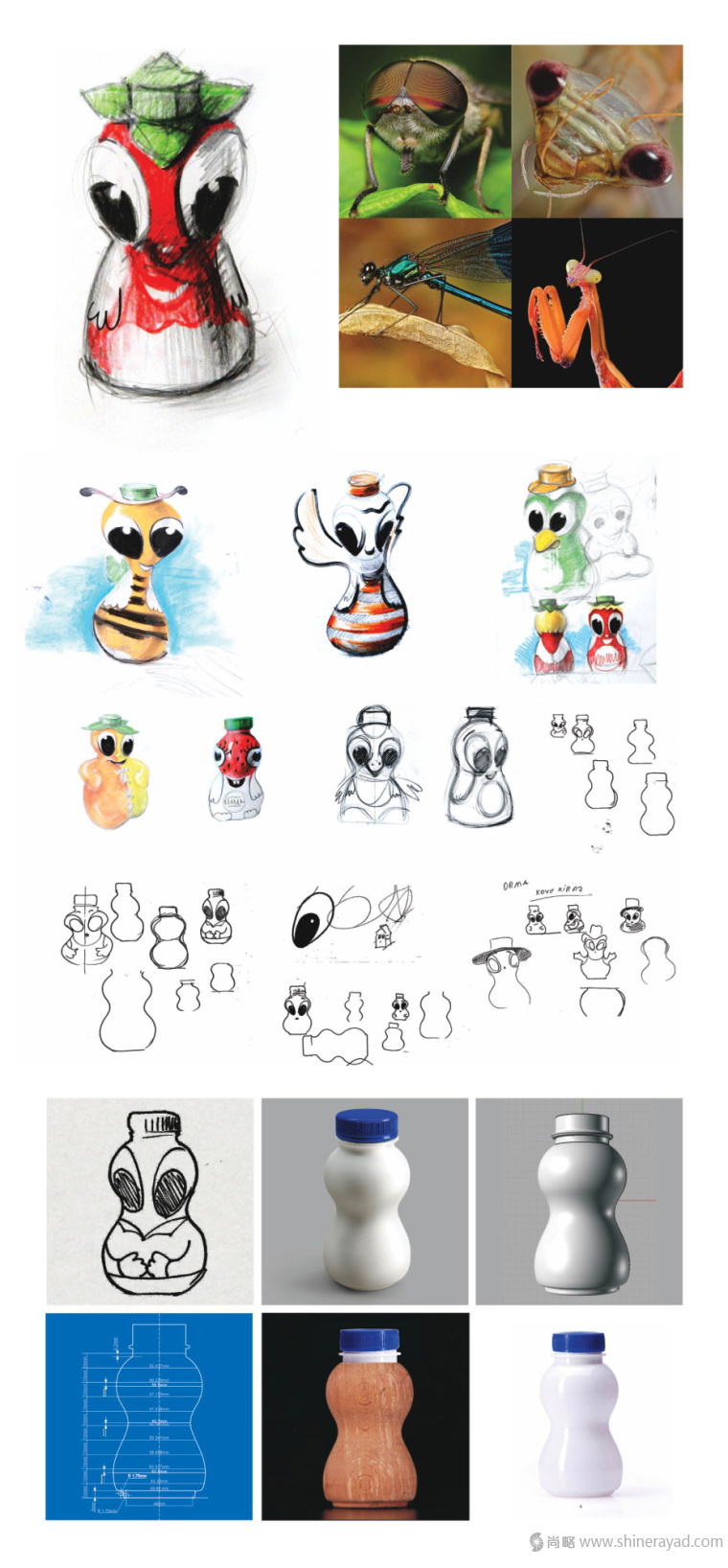 昆蟲卡通玩偶物版 Yogu-Mogu 酸奶包裝設(shè)計(jì)與包裝造型設(shè)計(jì)-上海包裝設(shè)計(jì)公司4