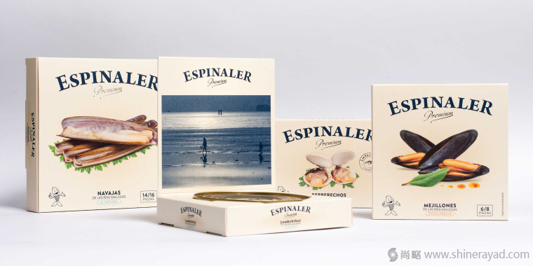 Espinaler 海鮮罐頭海產(chǎn)品食品品牌包裝設(shè)計-上海包裝設(shè)計公司3