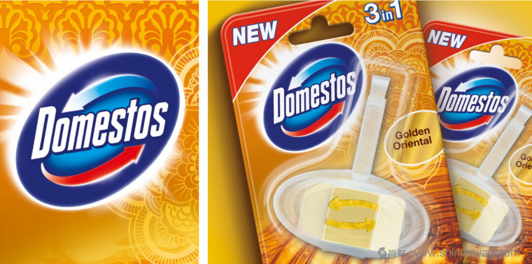 DOMESTOS 3合1廁所馬桶消毒清洗劑標(biāo)志設(shè)計(jì)包裝設(shè)計(jì)-上海標(biāo)志設(shè)計(jì)公司-上海包裝設(shè)計(jì)公司3