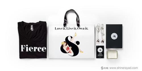 復古女郎 BEAUTY & PIN-UPS 美發(fā)品牌產(chǎn)品包裝設計-上海包裝設計公司1