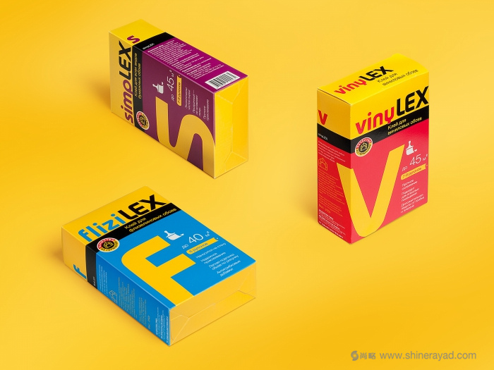 上海工業(yè)品包裝設(shè)計(jì)公司：BOSTIK公司粘合劑密封劑與無紡布壁紙包裝設(shè)計(jì)2