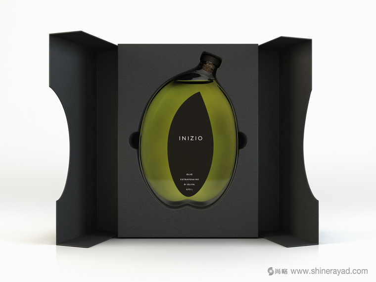Inizio 橄欖油瓶型造型設(shè)計(jì)與禮盒包裝設(shè)計(jì)-上海食用油包裝設(shè)計(jì)公司2
