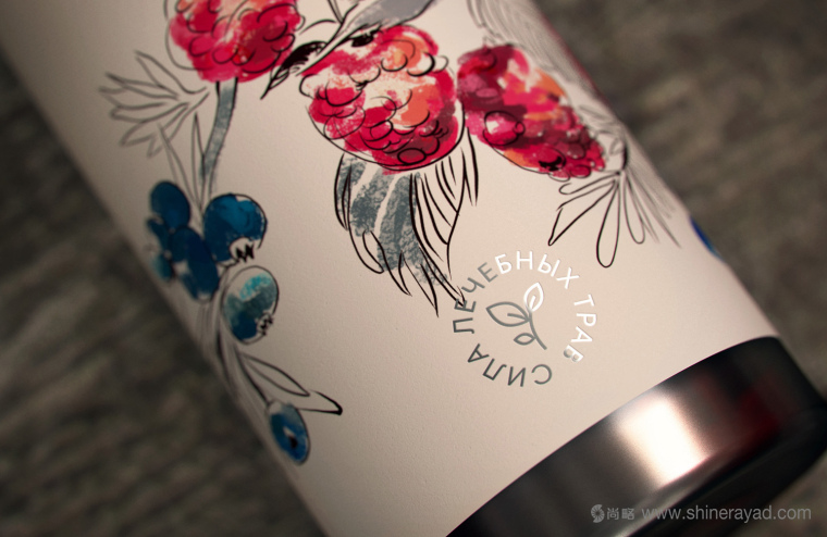 植物素描與水彩插畫CORNICA洗發(fā)水沐浴露清潔衛(wèi)生與天然化妝品包裝設(shè)計-上海包裝設(shè)計公司8