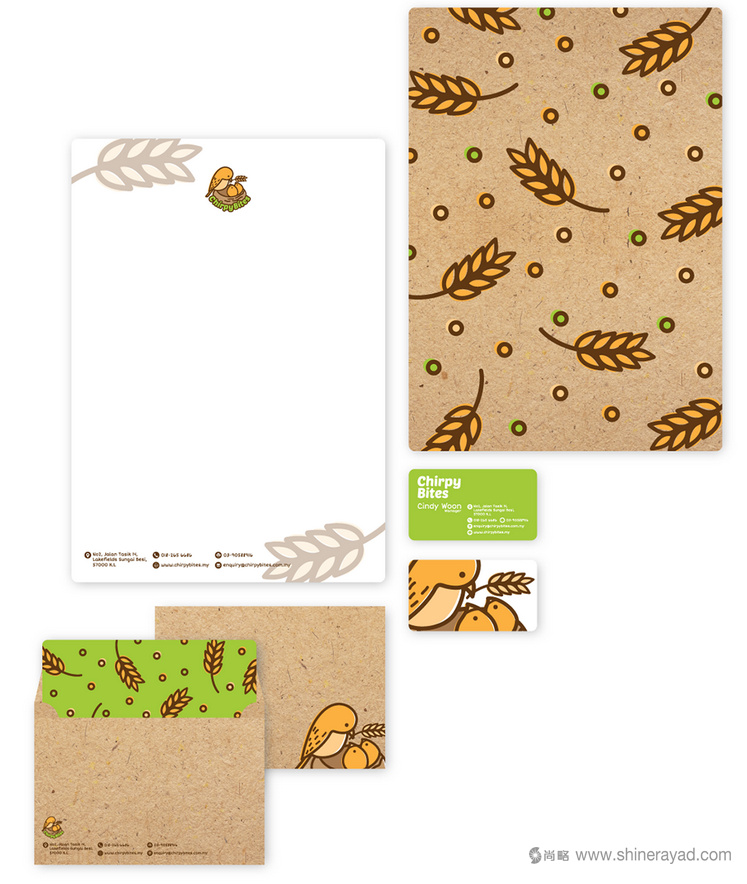 ChirpyBites 兒童平衡營(yíng)養(yǎng)餐品牌鳥(niǎo)巢logo設(shè)計(jì)與品牌VI形象設(shè)計(jì)5