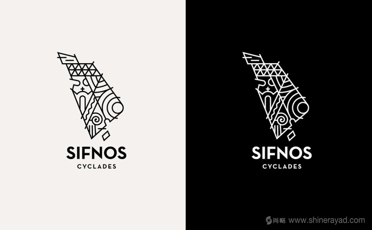 Sifnos錫弗諾島旅游LOGO設(shè)計(jì)VI形象設(shè)計(jì)-上海logo設(shè)計(jì)7