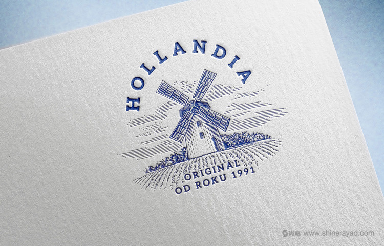 HOLLANDIA 酸奶品牌logo設計-上海logo設計公司欣賞6