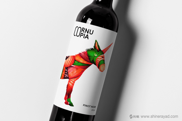 上海包裝設(shè)計(jì)公司設(shè)計(jì)欣賞：創(chuàng)意彩繪動(dòng)物系列 Concept 葡萄酒標(biāo)標(biāo)簽設(shè)計(jì)5
