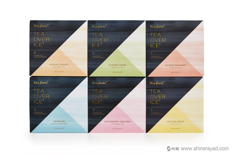 Tea Forté 福泰茶冰茶金字塔包裝設(shè)計(jì)-上海包裝設(shè)計(jì)公司2