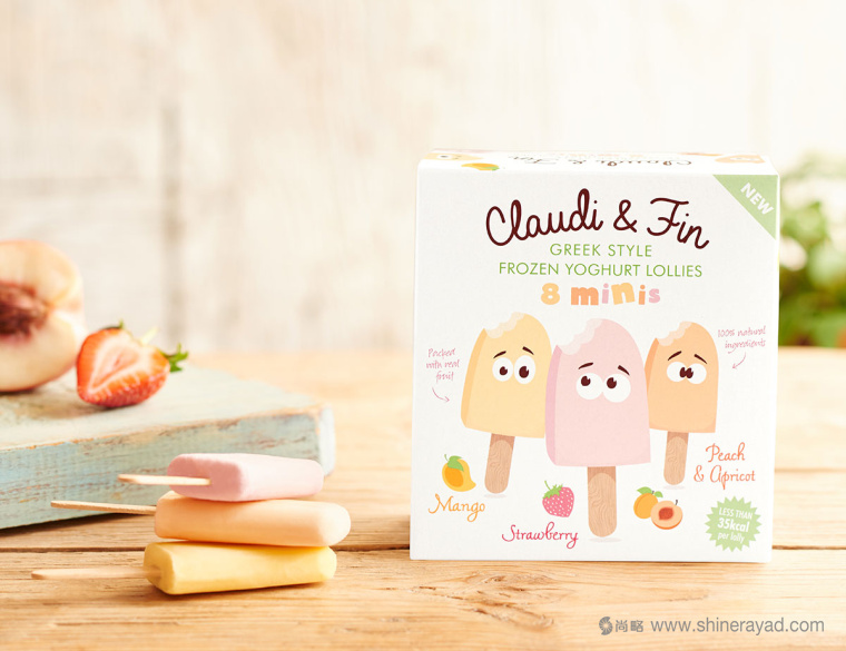 上海包裝設計公司設計欣賞：可愛柔美風棒冰冰棍包裝設計2