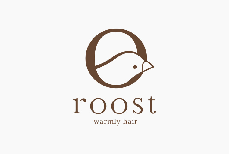 roost 美發(fā)沙龍logo設(shè)計－上海logo設(shè)計公司1