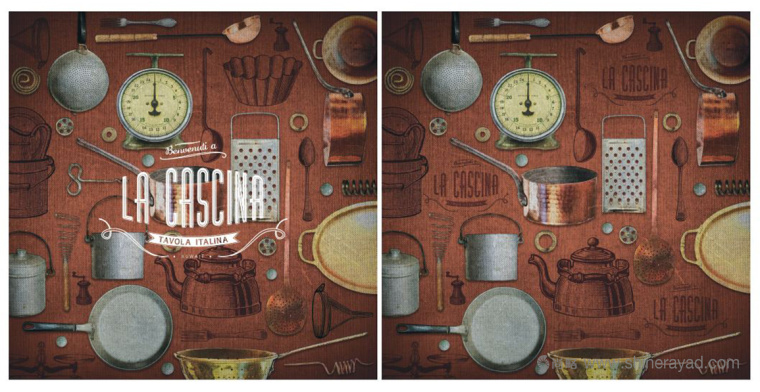 LA CASCINA 意大利與法國(guó)融合菜餐廳餐飲品牌VI視覺(jué)形象識(shí)別設(shè)計(jì)-上海VI設(shè)計(jì)公司10