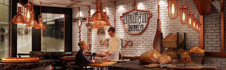 青銅風(fēng)格 LA CASCINA 意大利與法國(guó)融合菜餐廳餐飲品牌VI視覺(jué)形象識(shí)別設(shè)計(jì)餐廳空間裝飾設(shè)計(jì)-上海VI設(shè)計(jì)公司18