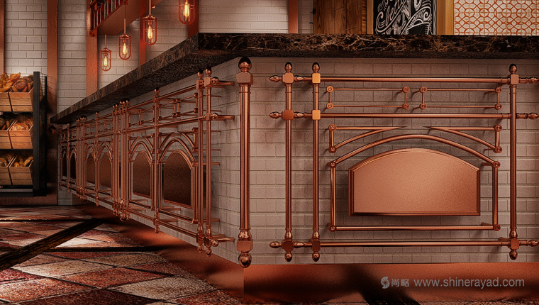 青銅風(fēng)格 意大利與法國(guó)融合菜餐廳餐飲品牌VI視覺(jué)形象識(shí)別設(shè)計(jì)餐廳空間裝飾設(shè)計(jì)設(shè)計(jì)-上海VI設(shè)計(jì)公司19