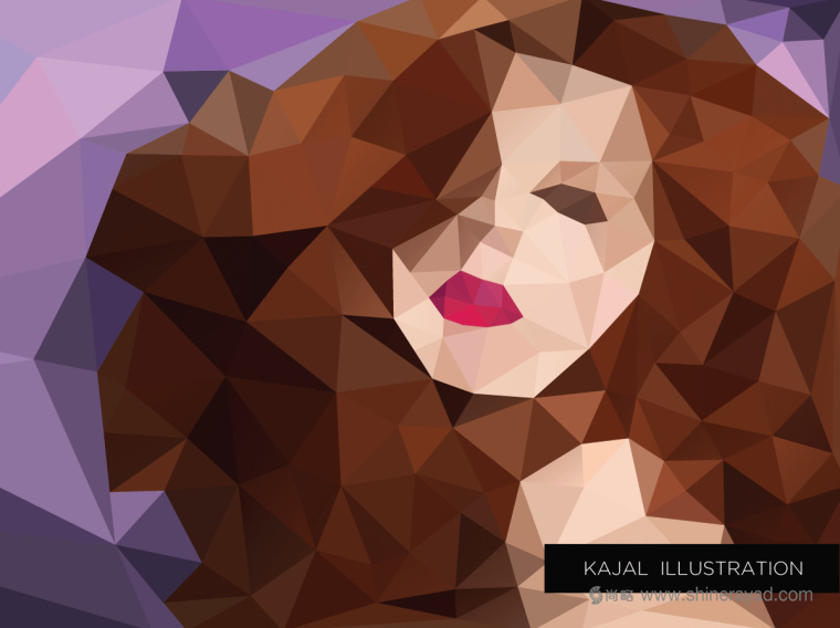 Sugar 品牌三角美女插畫美容彩妝化妝品包裝設計-上海包裝設計公司18