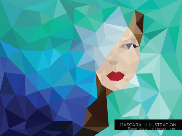 Sugar 品牌三角美女插畫美容彩妝化妝品包裝設計-上海包裝設計公司22