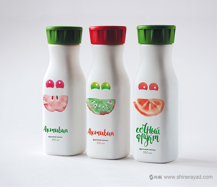 水彩手繪水果插畫設計akmubua 果汁飲料飲品包裝設計-上海包裝設計公司3