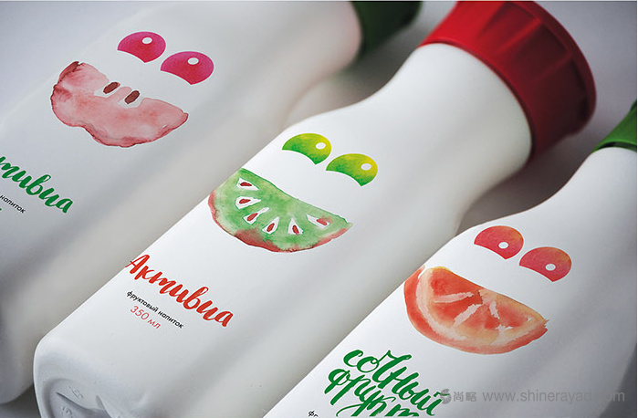 水彩手繪水果插畫設計akmubua 果汁飲料飲品包裝設計-上海包裝設計公司4