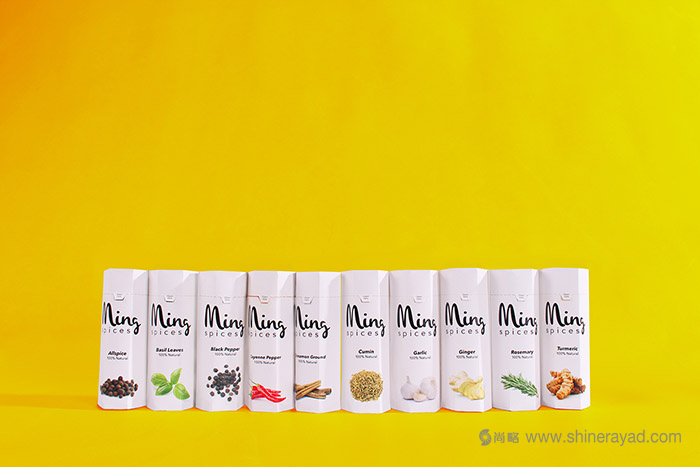 Ming Spices 烹飪食用香料調(diào)味品包裝設(shè)計精致版-上海包裝設(shè)計公司2