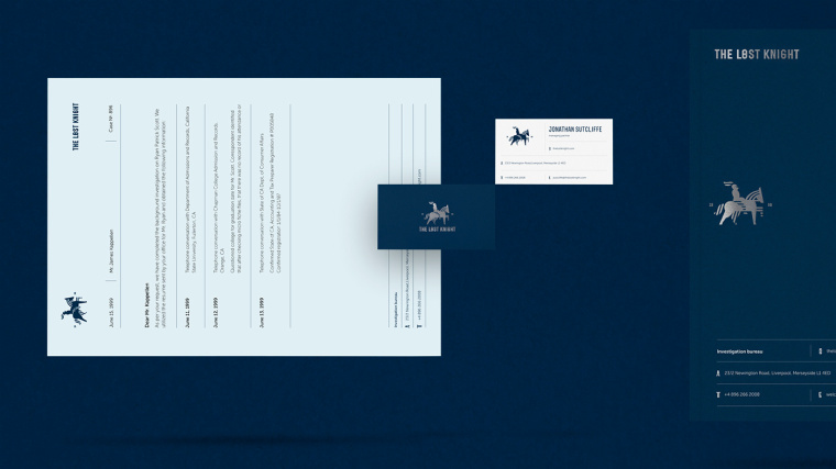 The Lost Knight商務(wù)公司藍色騎士logo設(shè)計VI設(shè)計-上海logo設(shè)計-上海VI設(shè)計8