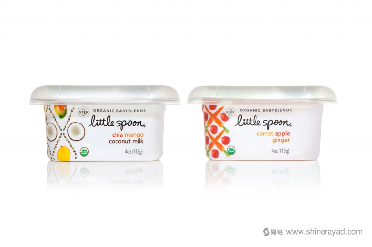 水果幾何圖案 LITTLE SPOON 水果沙拉保鮮盒包裝設(shè)計(jì)-上海包裝設(shè)計(jì)公司3