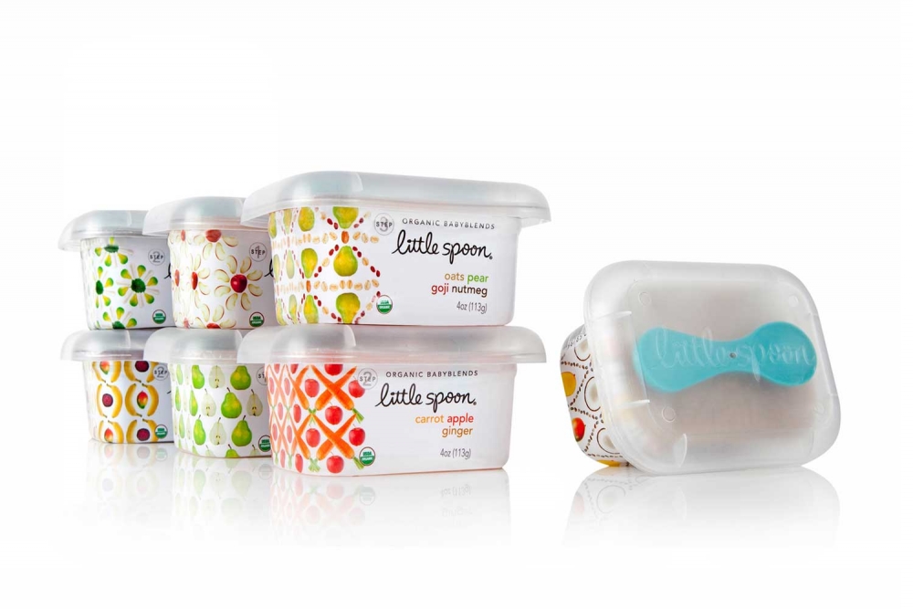 水果幾何圖案 LITTLE SPOON 水果沙拉保鮮盒包裝設(shè)計-上海包裝設(shè)計公司1