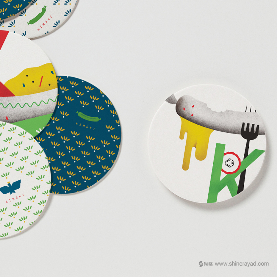 國(guó)外餐飲品牌形象設(shè)計(jì)案例欣賞——Kimski波蘭菜韓國(guó)料理融合菜餐廳餐飲品牌形象設(shè)計(jì)插畫設(shè)計(jì)9