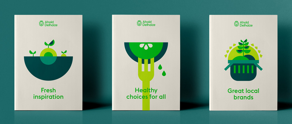 歐洲超市零售巨頭Ahold Delhaize集團(tuán)獅子LOGO設(shè)計(jì)插畫(huà)設(shè)計(jì)10