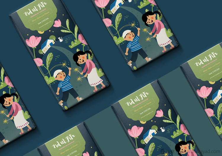 Lebaran 法國穆斯林巧克力包裝設(shè)計(jì)插畫設(shè)計(jì)-上海包裝設(shè)計(jì)公司11 Lebaran 法國穆斯林巧克力包裝設(shè)計(jì)插畫設(shè)計(jì)-上海包裝設(shè)計(jì)公司11