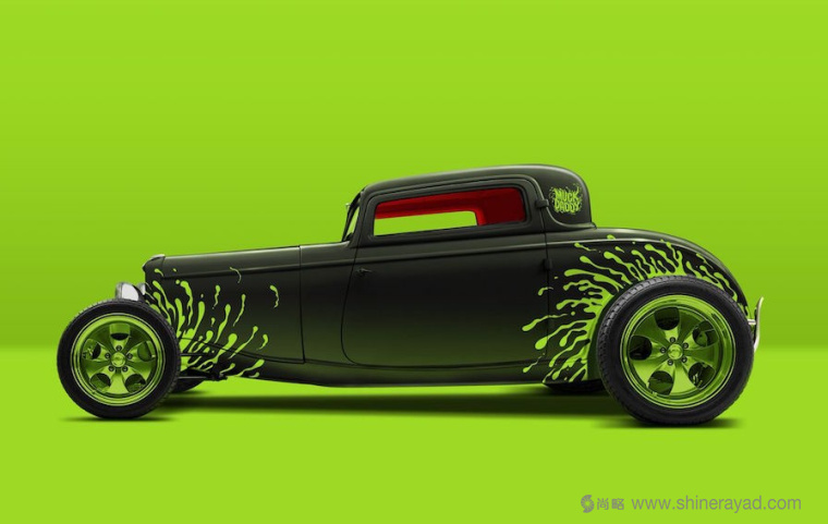 MUCK DADDY 汽車清潔劑汽車用品包裝設計創(chuàng)意來源1