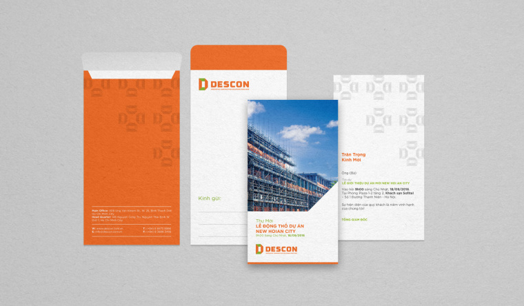 Descon 建筑工業(yè)公司品牌VI設(shè)計-上海VI設(shè)計公司